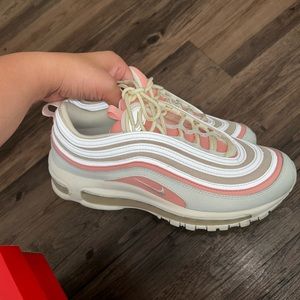 Nike air max 97 pink and tan
